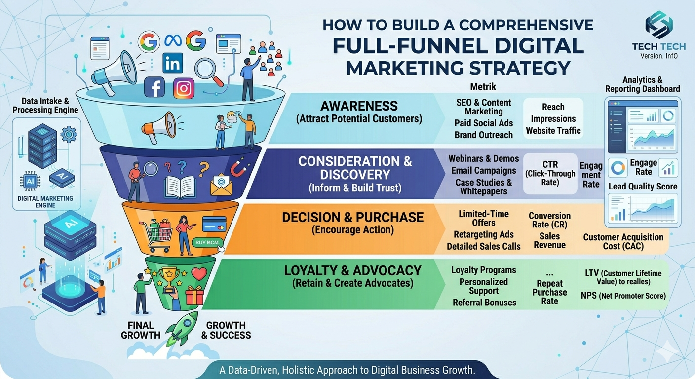 How to Build a Full-Funnel Digital Marketing Strategy