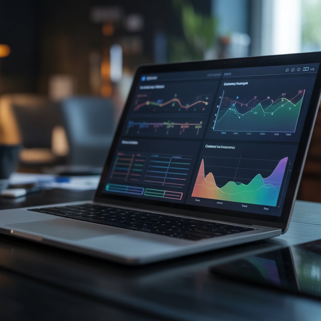 Feo Digital — Analytics dashboard showing performance data, charts and business metrics